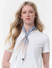 Load image into Gallery viewer, FRAAS - Diamond Shape silk scarf with paisley design