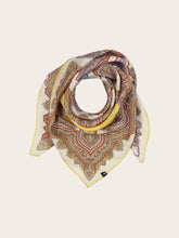 Load image into Gallery viewer, FRAAS Silk scarf with paisley pattern