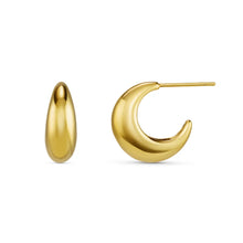 Load image into Gallery viewer, Orelia Luxe - Tapered Dome Earrings