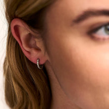 Load image into Gallery viewer, Orelia LUXE Pavé Huggie Hoop Earrings