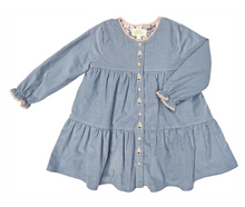 Load image into Gallery viewer, Albetta Blue Cord Dress