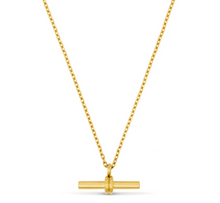 Load image into Gallery viewer, Orelia Luxe- T-bar necklace fine chain