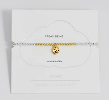 Load image into Gallery viewer, Estella Barlett- Hammered charm beaded bracelet