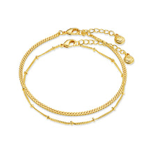 Load image into Gallery viewer, Orelia - Satellite & Flat Curb Bracelet