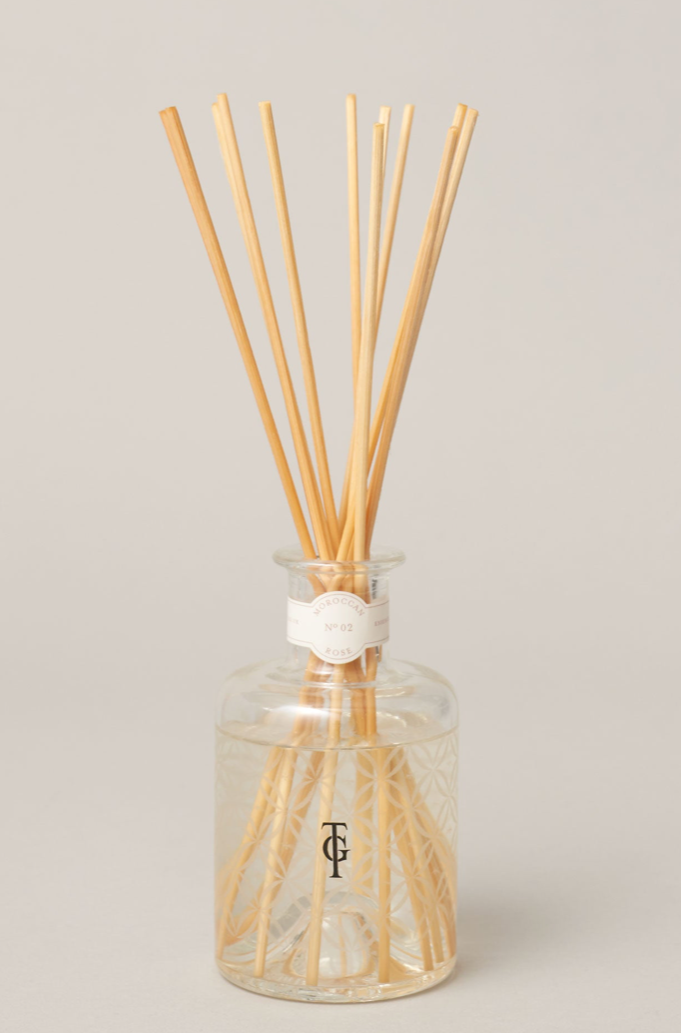 True Grace Moroccan Rose Reed Diffuser mineboutiques
