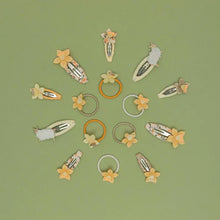 Load image into Gallery viewer, Mimi and Lula Daffodil mini pony bands
