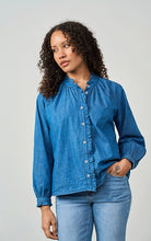 Load image into Gallery viewer, Luella Brora denim blouse

