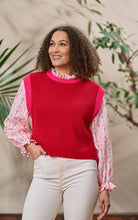 Load image into Gallery viewer, Luella Truro Cotton Tank Red/ Pink
