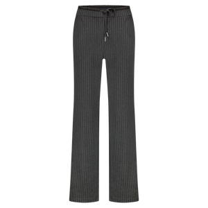 Red Button Colette Punta Pinstripe Sporty Grey Melange