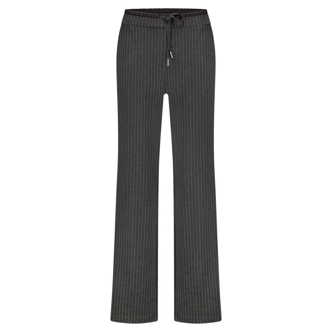 Red Button Colette Punta Pinstripe Sporty Grey Melange