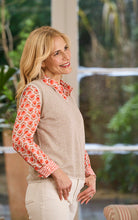 Load image into Gallery viewer, Luella - Maple Cashmere Blend V Neck Tank, Latte
