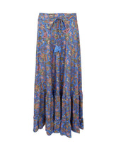 Load image into Gallery viewer, Black Colour Luna Maxi Frill Skirt
