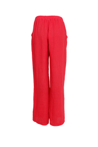 Black Colour- wide linen pant