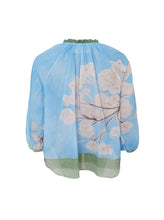 Load image into Gallery viewer, Black Colour Camellia Blouse
