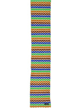 Load image into Gallery viewer, V.FRAAS - Knitted scarf in retro zigzag design
