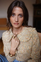 Load image into Gallery viewer, In April 1986 Yellow Floral blouse
