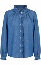 Load image into Gallery viewer, Luella Brora denim blouse
