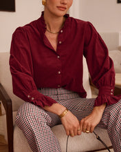 Load image into Gallery viewer, In april 1986 needle cord blouse - R6887
