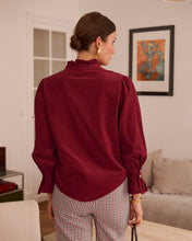Load image into Gallery viewer, In april 1986 needle cord blouse - R6887

