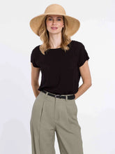 Load image into Gallery viewer, FRAAS- Stylish Straw Hat With Large Bow
