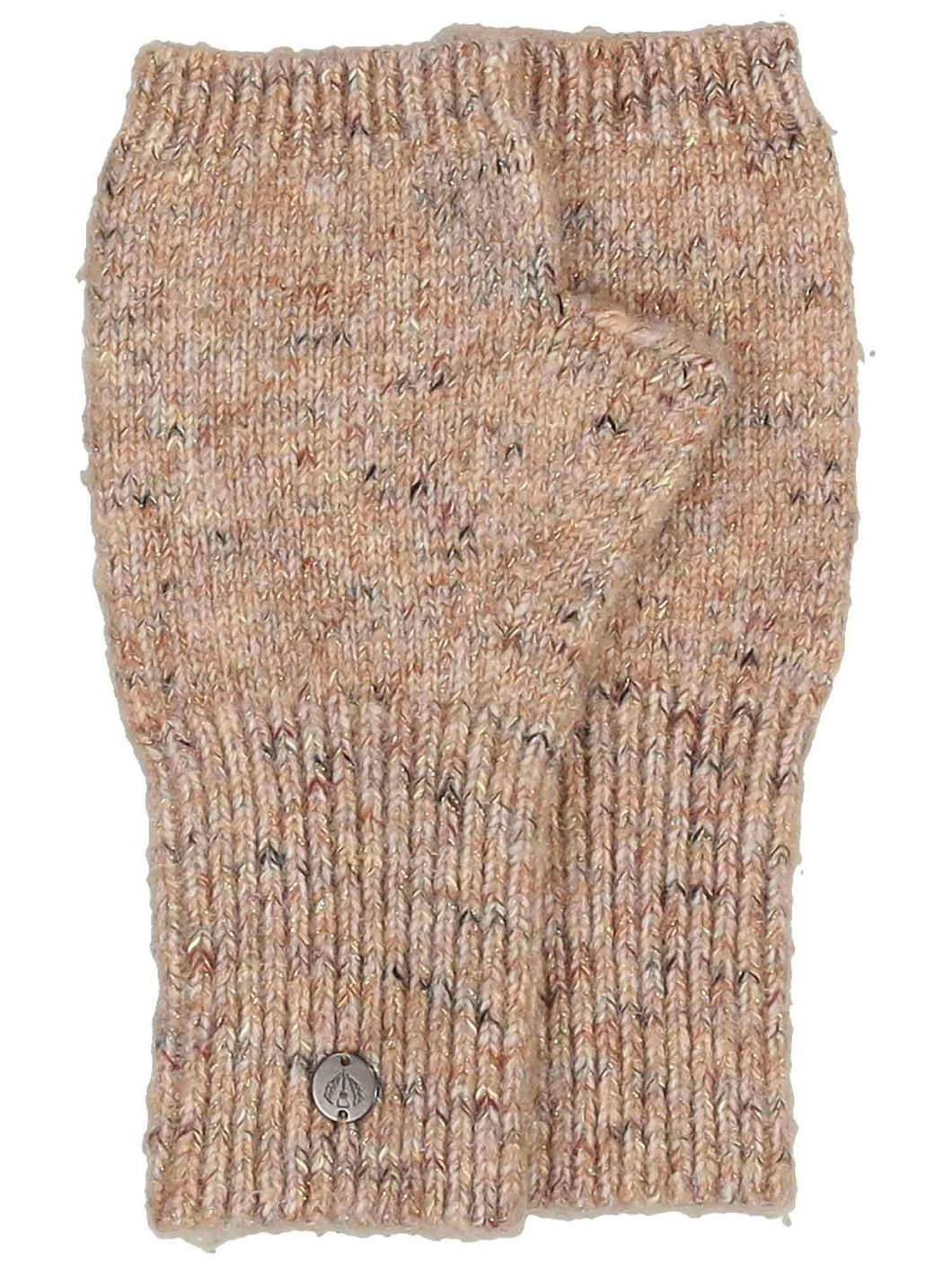 V.FRAAS - Knitted wrist warmers with glitter effect