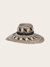 Load image into Gallery viewer, FRAAS- Large Hat With Geometric Pattern
