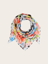 Load image into Gallery viewer, FRAAS Silk scarf with zebra design
