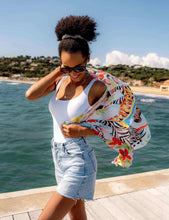 Load image into Gallery viewer, FRAAS Silk scarf with zebra design

