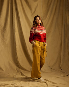 One collective - argyle ski sweater