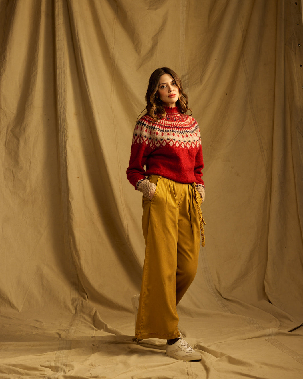 One collective - argyle ski sweater