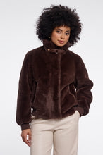 Load image into Gallery viewer, Rino and Pelle Ambra Bomber Jacket- coffee roast
