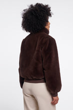 Load image into Gallery viewer, Rino and Pelle Ambra Bomber Jacket- coffee roast
