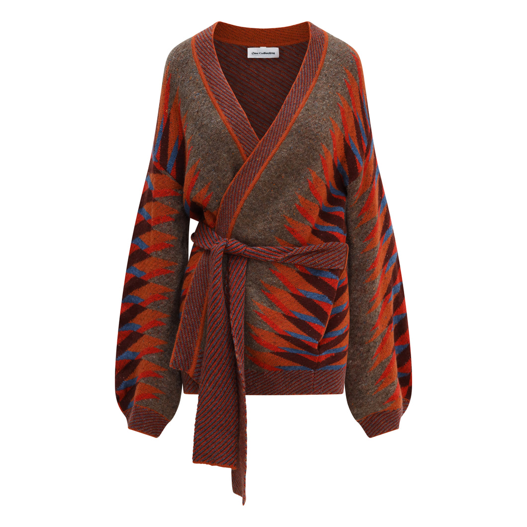 One collective - tie around cardigan SPICE