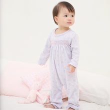 Load image into Gallery viewer, Albetta - Alyssa Floral Print Pointelle Baby Grow
