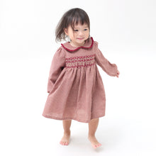 Load image into Gallery viewer, Albetta - Red Gingham Hand Smocked Dress

