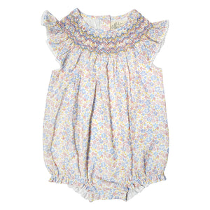 Albetta- Jeanne smocked romper