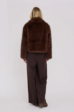 Load image into Gallery viewer, A View - Brown Faux Fur Jacket
