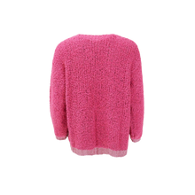 Load image into Gallery viewer, SALE Black Colour Fia Cardigan Pink
