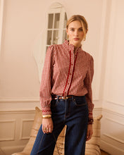 Load image into Gallery viewer, In april 1986 gingham blouse Q3342
