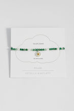 Load image into Gallery viewer, Estella Bartlett Wildflower green and pearl bracelet

