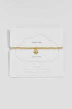 Load image into Gallery viewer, Estella Bartlett - Gold CZ Four Leaf Clover Bracelet
