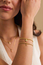 Load image into Gallery viewer, Estella Bartlett - Gold CZ Four Leaf Clover Bracelet
