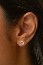 Load image into Gallery viewer, Estella Bartlett Silver Plated Circle Earrings
