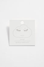 Load image into Gallery viewer, Estella Bartlett Trio Star vSilver Stud Earrings
