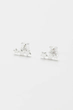 Load image into Gallery viewer, Estella Bartlett Trio Star vSilver Stud Earrings
