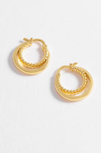 Load image into Gallery viewer, Estella Bartlett - Twisted Double Hoops
