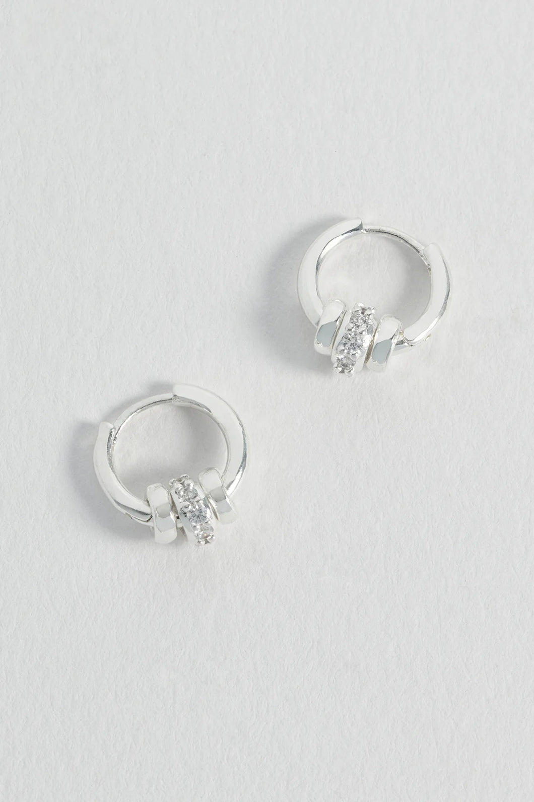 Estella Bartlett Triple Disc Hoop Earrings