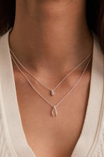 Load image into Gallery viewer, Estella Bartlett - Silver Wishbone Necklace
