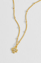 Load image into Gallery viewer, Estella Bartlett - Gold CZ Four Leaf Clover Necklace
