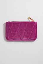 Load image into Gallery viewer, Estella Bartlett Quilted Card Purse Pink Velvet
